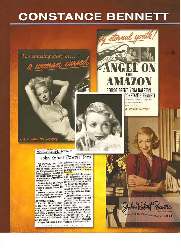 Constance Bennett - a legacy of John Robert Powers