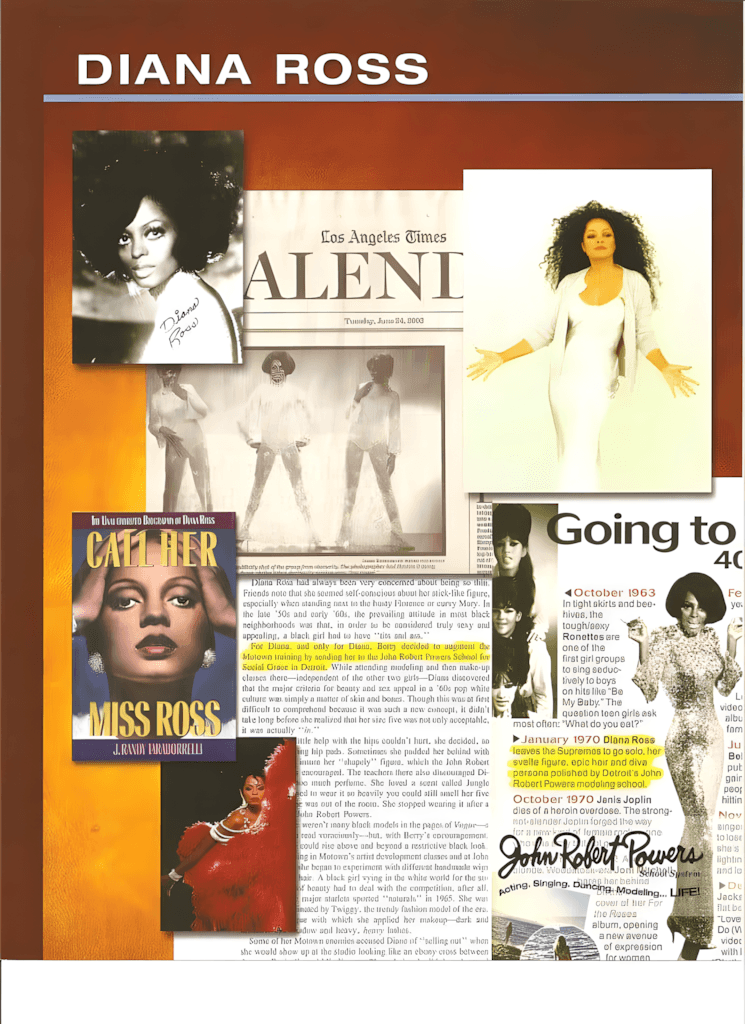 Diana Ross - a legacy of John Robert Powers