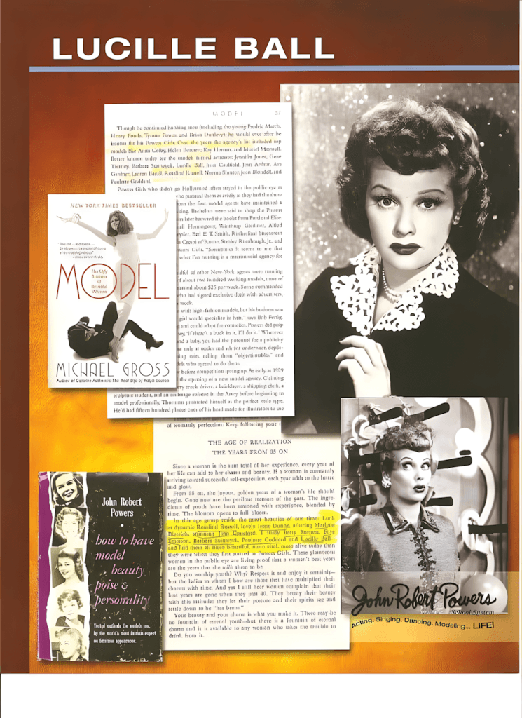 Lucille Ball - a legacy of John Robert Powers