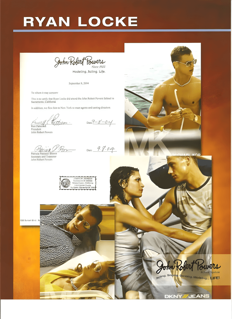 Ryan Locke - a legacy of John Robert Powers